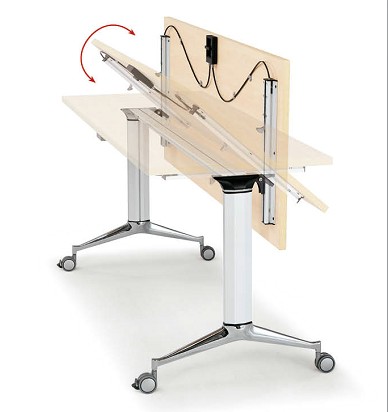 Training Furniture|Training Desk|Office Furniture|Foldable Training Table|��ѵ�� CG-LS-717